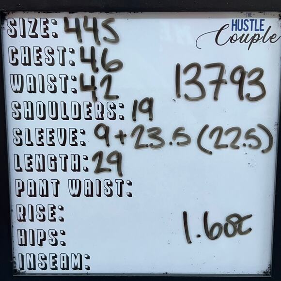 Hart Schaffner Marx HSM Men Size 44S New York Fit Sport Coat Windowpane Grey USA - Picture 16 of 16